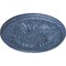 Ekena Millwork Wakefield Ceiling Medallion (Fits Canopies up to 3 5/8"), 11 3/4"OD x 1 1/4"P, Americana Crackle CM11WAAMC - alternate 2